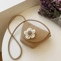 Elena Handbags Knit Flap Shoulder Bag