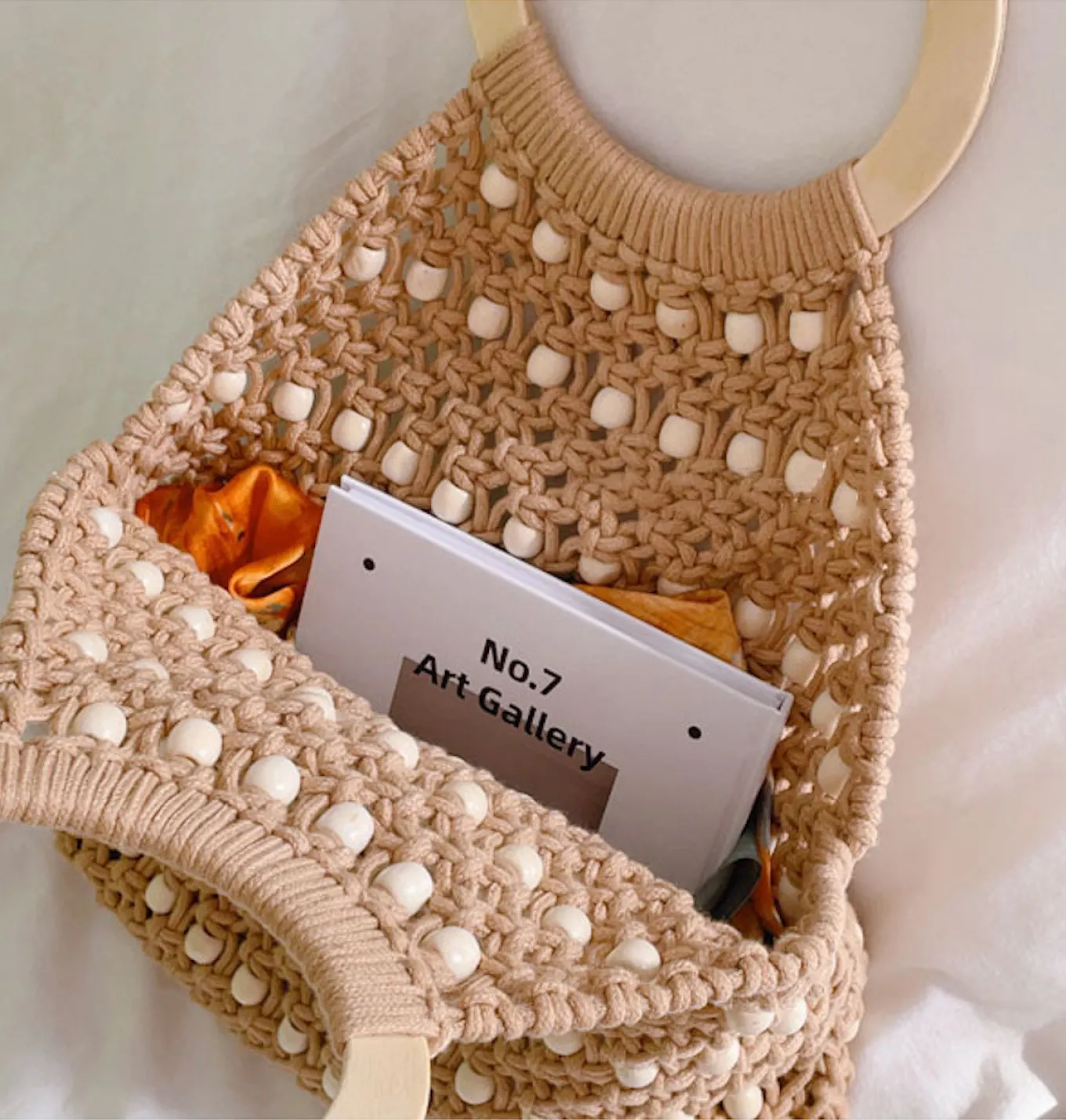 Elena Handbags Knit Top Handle Bag