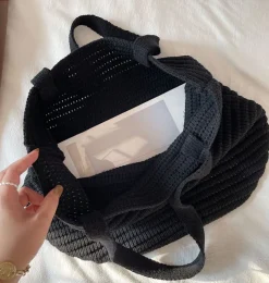 Elena Handbags Large Crochet Tote Bag