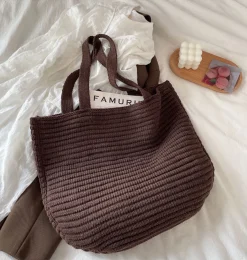 Elena Handbags Large Crochet Tote Bag