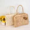 Elena Handbags Large Straw Summer Tote