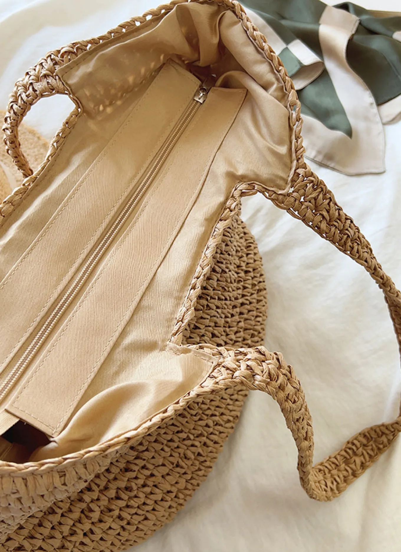 Elena Handbags Large Straw Woven Tote Bag with Tassels