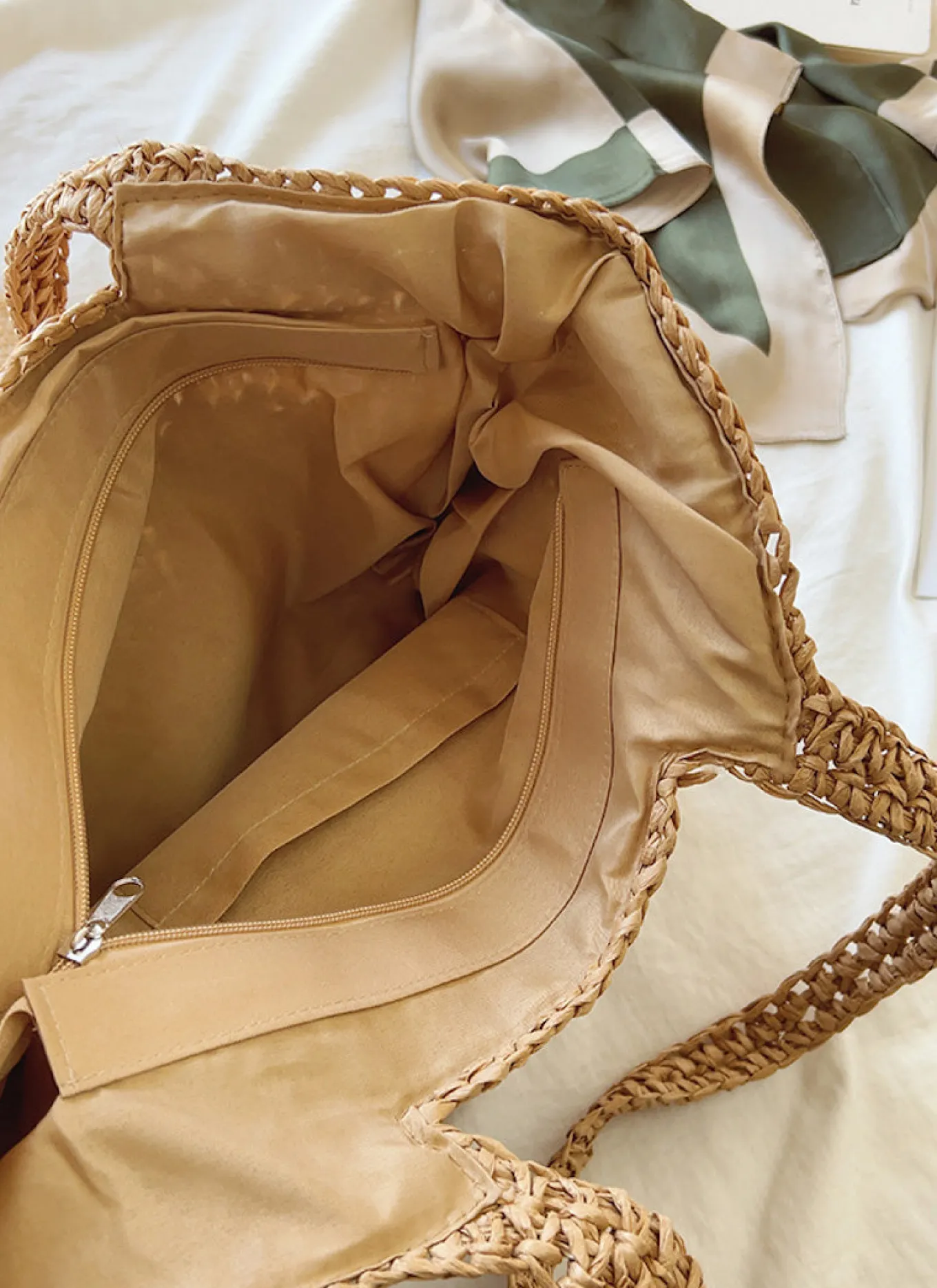 Elena Handbags Large Straw Woven Tote Bag with Tassels