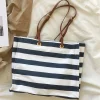 Elena Handbags Large Striped Tote Handbags