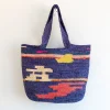 Elena Handbags Large Summer Fashion Raffia Tote Bag