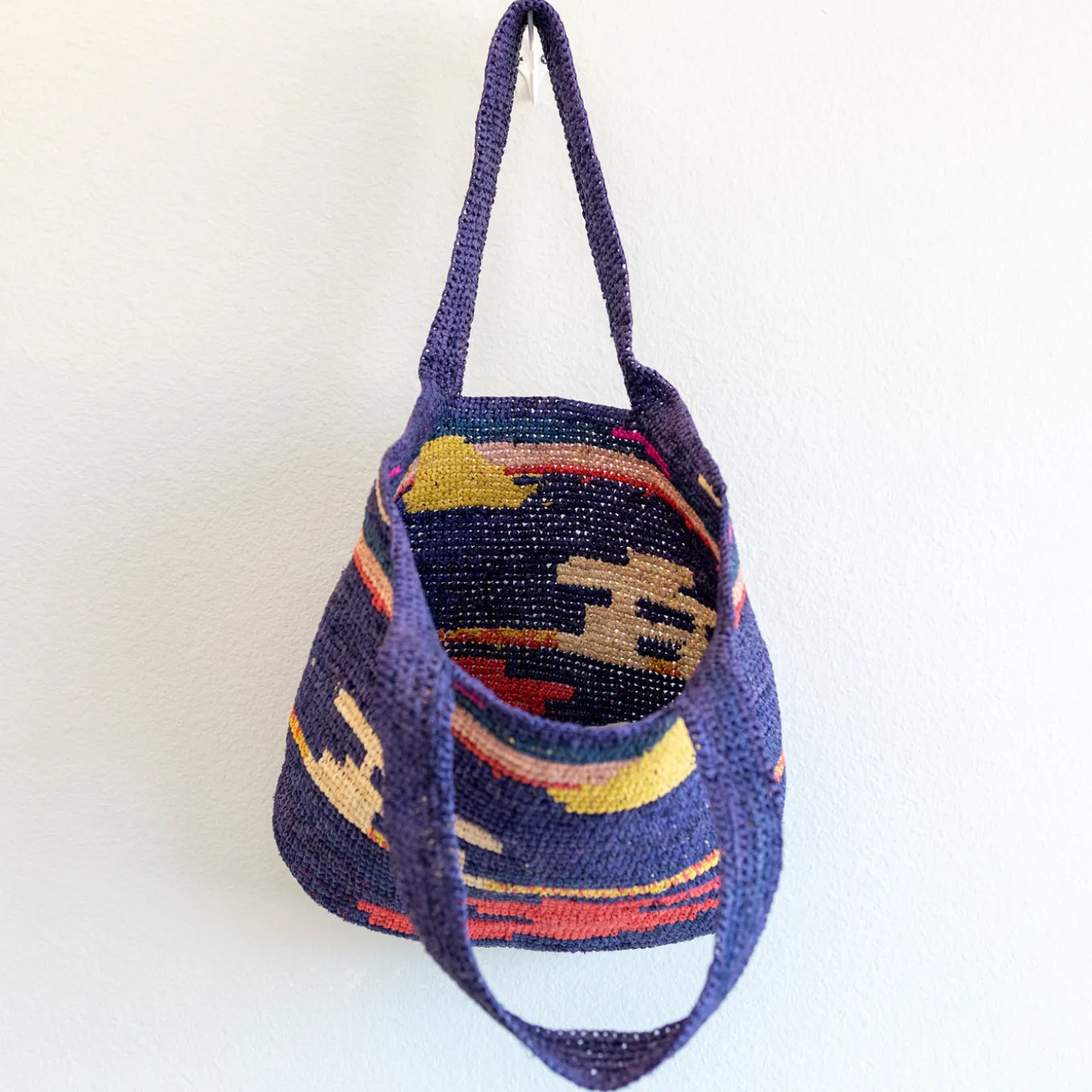 Elena Handbags Large Summer Fashion Raffia Tote Bag