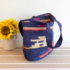 Elena Handbags Large Summer Fashion Raffia Tote Bag