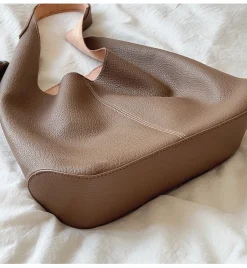 Elena Handbags Leather Sling Shoulder Tote