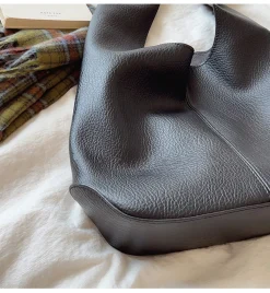 Elena Handbags Leather Sling Shoulder Tote