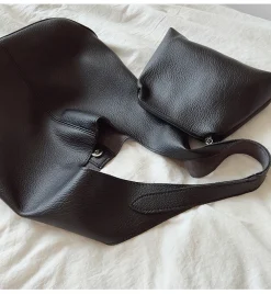 Elena Handbags Leather Sling Shoulder Tote