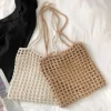 Elena Handbags Lightweight Cotton Knitted Shoulder Bag