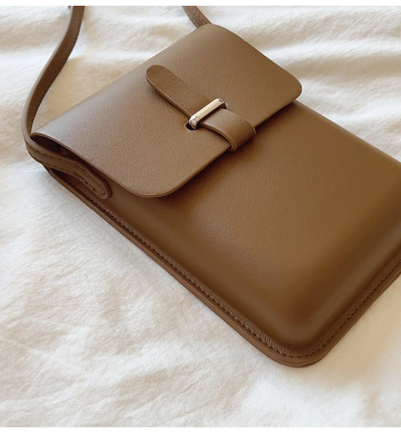 Elena Handbags Mini Leather Camera Sling Bag
