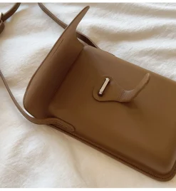 Elena Handbags Mini Leather Camera Sling Bag