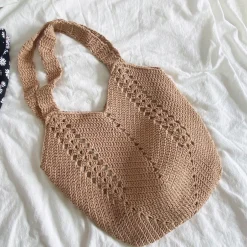 Elena Handbags Minimalistic Crochet Handbag