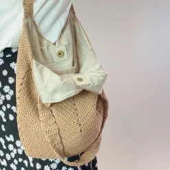 Elena Handbags Minimalistic Crochet Handbag
