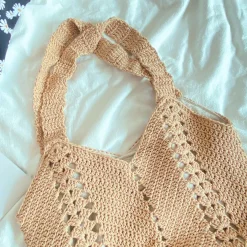 Elena Handbags Minimalistic Crochet Handbag