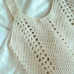 Elena Handbags Minimalistic Crochet Handbag