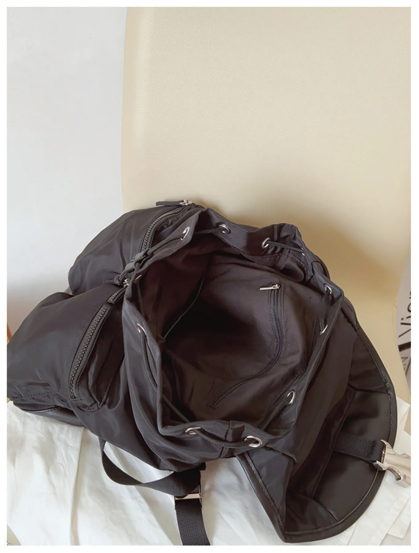 Elena Handbags Nylon Fashion Backpack