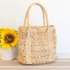 Elena Handbags Raffia Summer Beach Straw Shoulder Bag