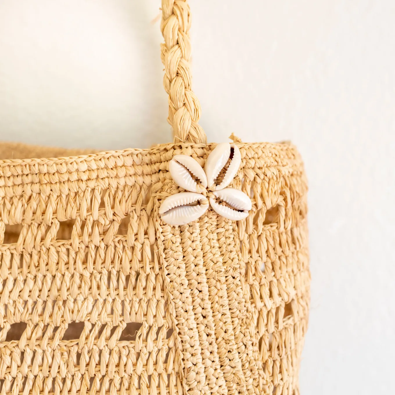 Elena Handbags Raffia Summer Beach Straw Shoulder Bag