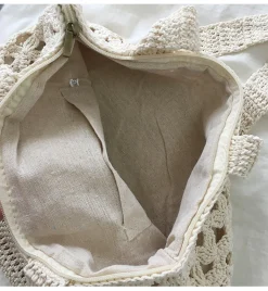 Elena Handbags Retro Artsy Knitted Shoulder Women's Woven Bag