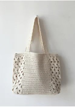Elena Handbags Retro Artsy Knitted Shoulder Women's Woven Bag
