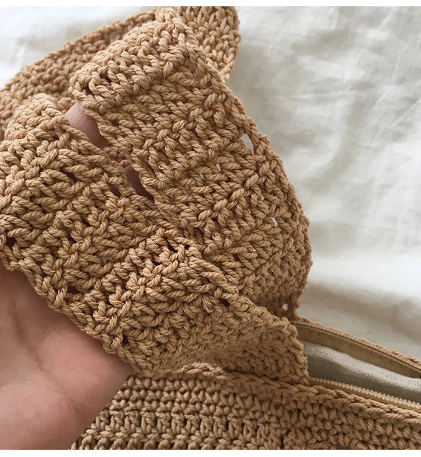 Elena Handbags Retro Artsy Knitted Shoulder Women's Woven Bag