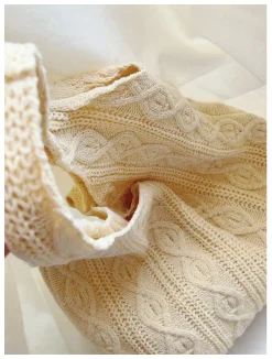 Elena Handbags Retro Artsy Twist Cotton Knitted Shoulder Bag