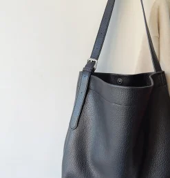 Elena Handbags Retro Bucket Leather Bag