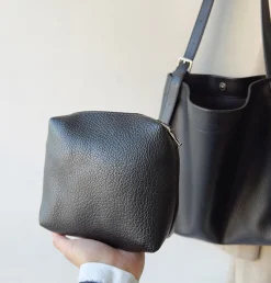 Elena Handbags Retro Bucket Leather Bag