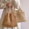 Elena Handbags Retro Cotton Knitted Fishnet Bag