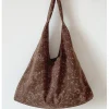 Elena Handbags Retro Cotton Shoulder Bag