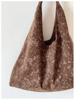 Elena Handbags Retro Cotton Shoulder Bag