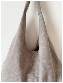 Elena Handbags Retro Cotton Shoulder Bag