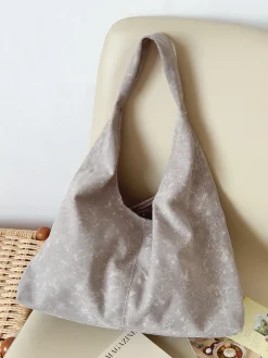 Elena Handbags Retro Cotton Shoulder Bag