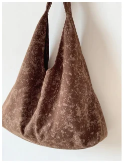 Elena Handbags Retro Cotton Shoulder Bag