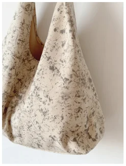 Elena Handbags Retro Cotton Shoulder Bag