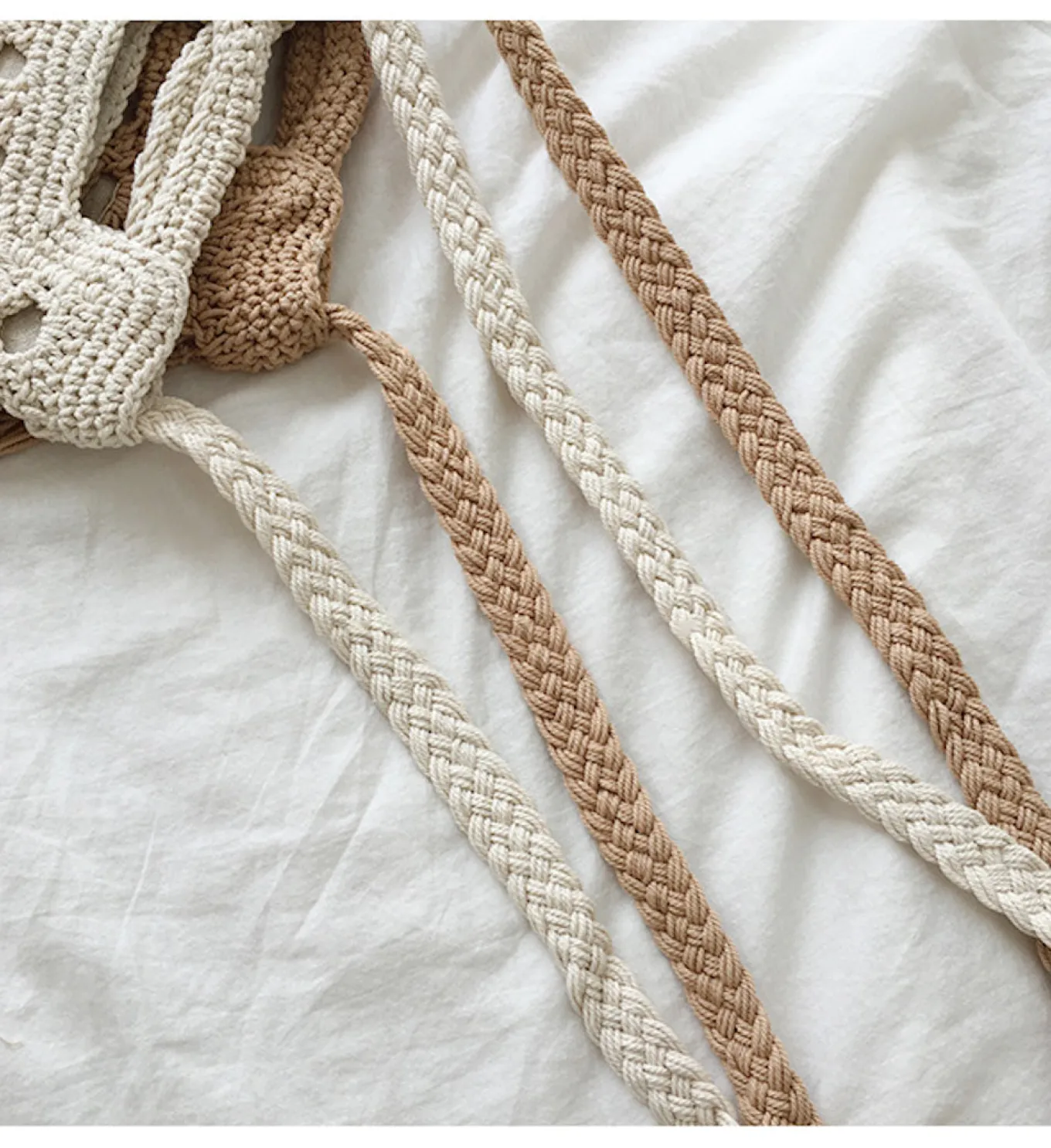 Elena Handbags Retro Cotton Crochet Shoulder Bag