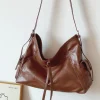 Elena Handbags Retro Hobo Shoulder Bag Everyday Work Bag