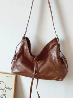 Elena Handbags Retro Hobo Shoulder Bag Everyday Work Bag
