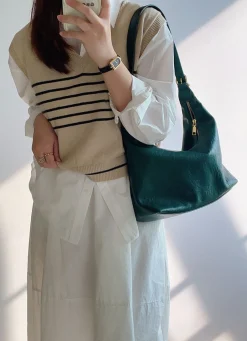 Elena Handbags Retro Hobo Shoulder Bag Everyday Work Bag