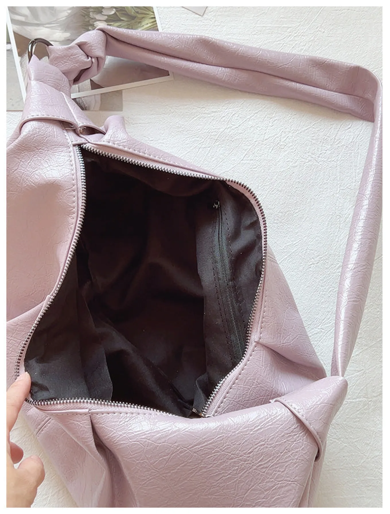 Elena Handbags Retro Hobo Shoulder Bag