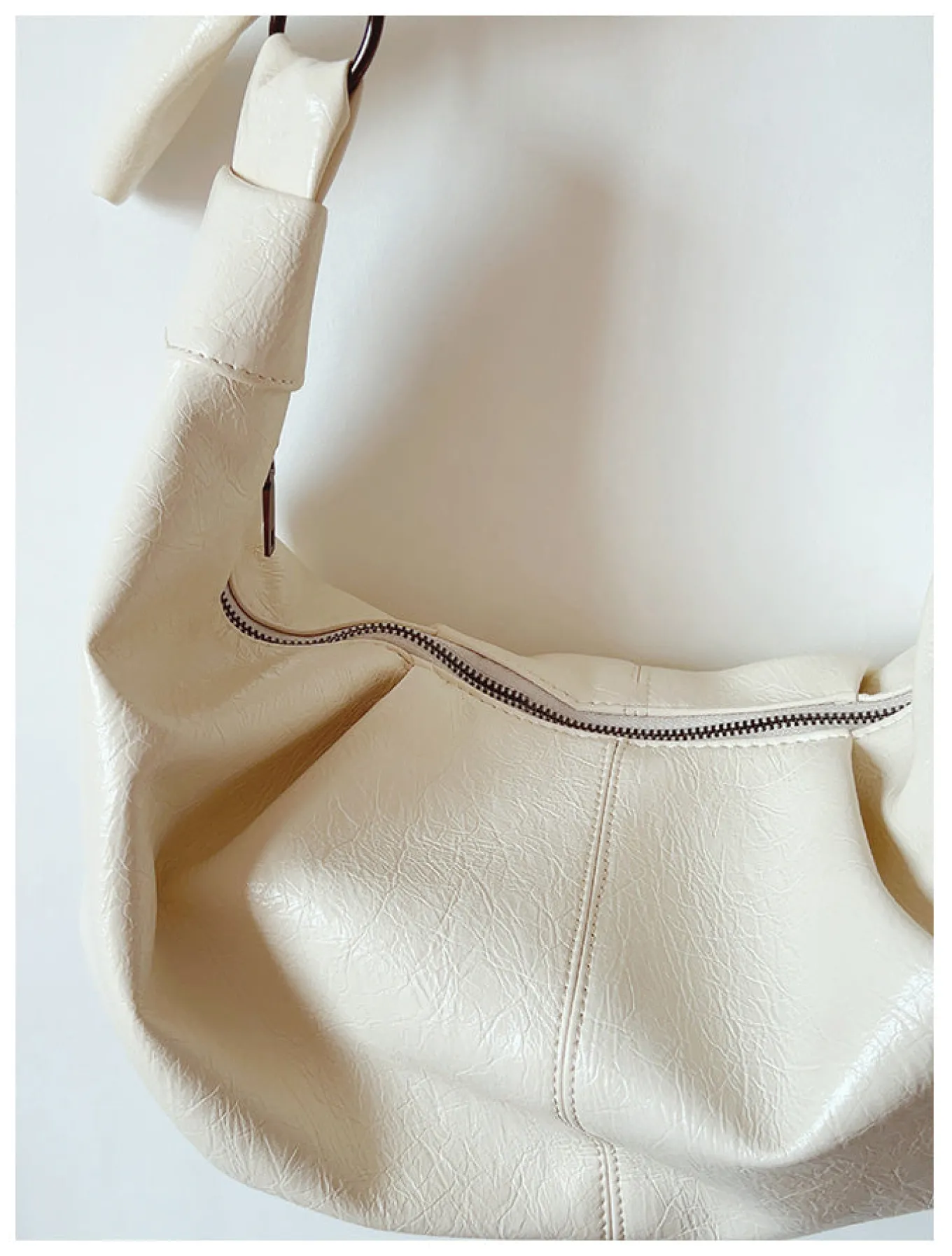Elena Handbags Retro Hobo Shoulder Bag