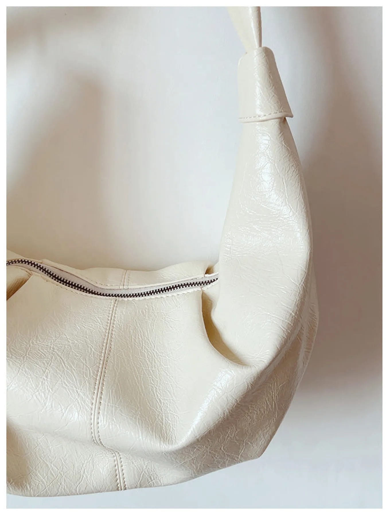Elena Handbags Retro Hobo Shoulder Bag