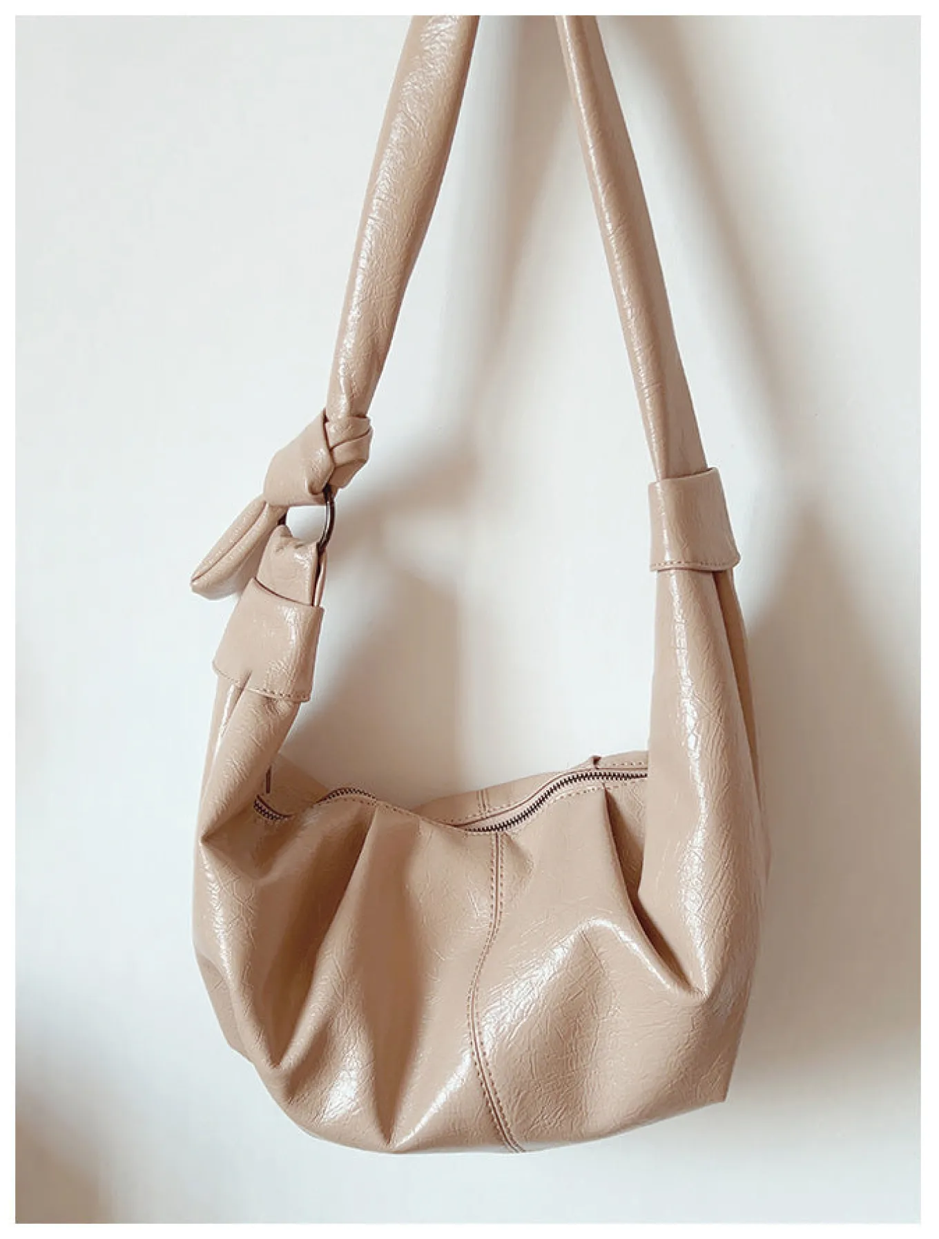 Elena Handbags Retro Hobo Shoulder Bag