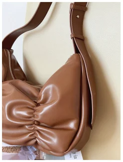 Elena Handbags Retro Hobo Shoulder Bag Everyday Work Bag