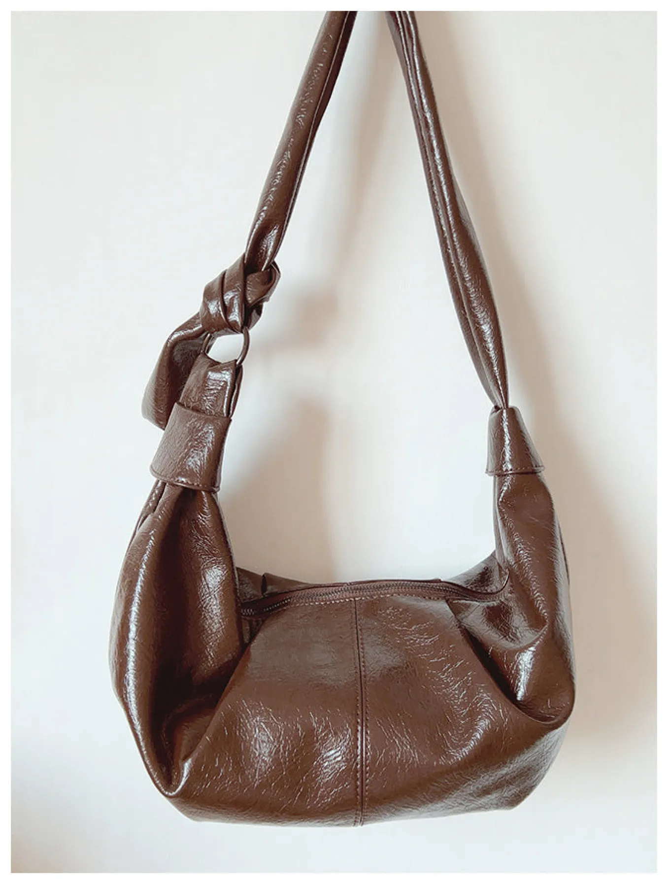 Elena Handbags Retro Hobo Shoulder Bag