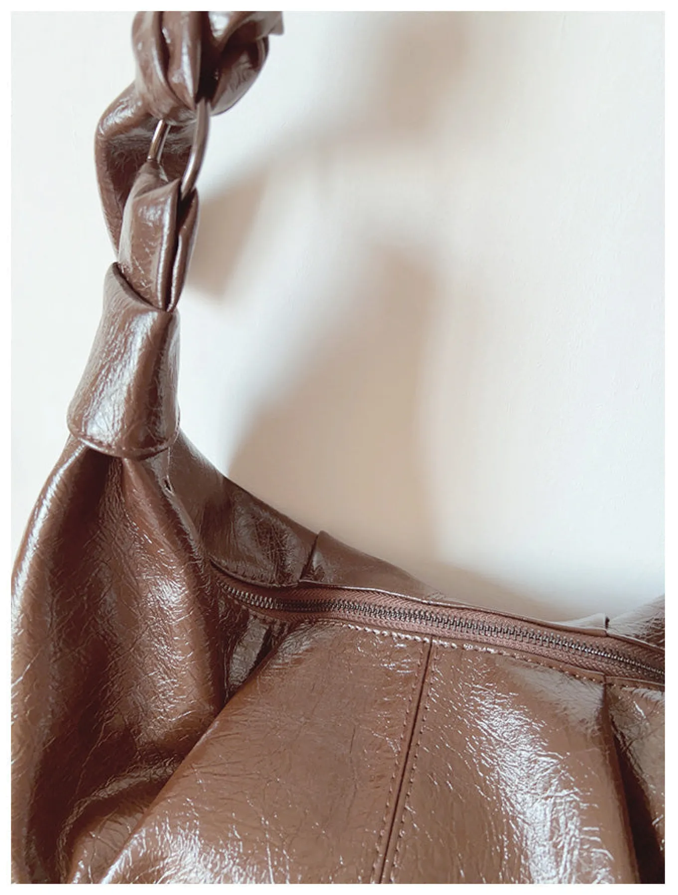 Elena Handbags Retro Hobo Shoulder Bag