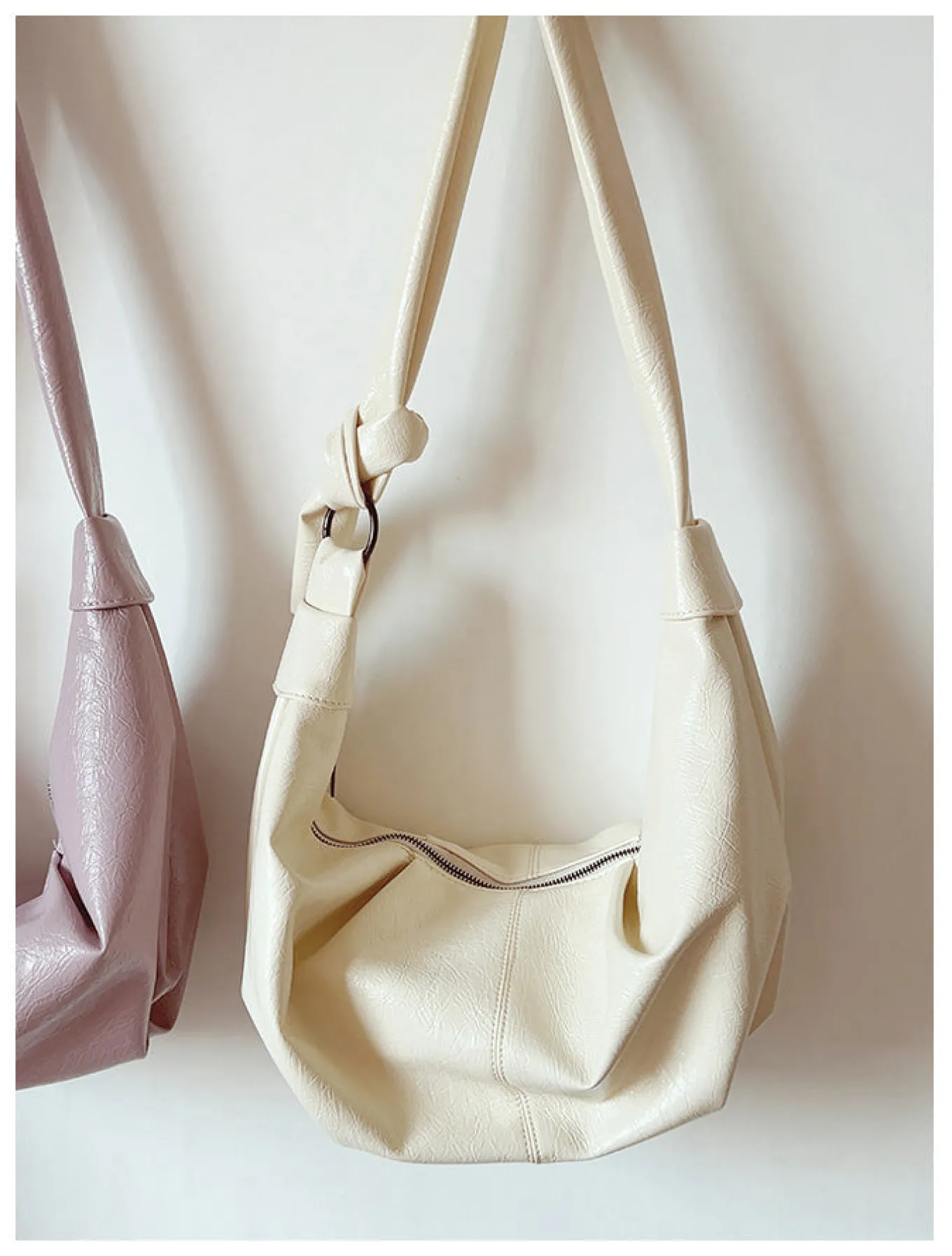 Elena Handbags Retro Hobo Shoulder Bag