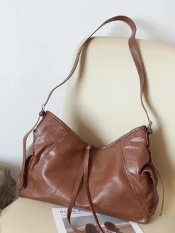 Elena Handbags Retro Hobo Shoulder Bag Everyday Work Bag